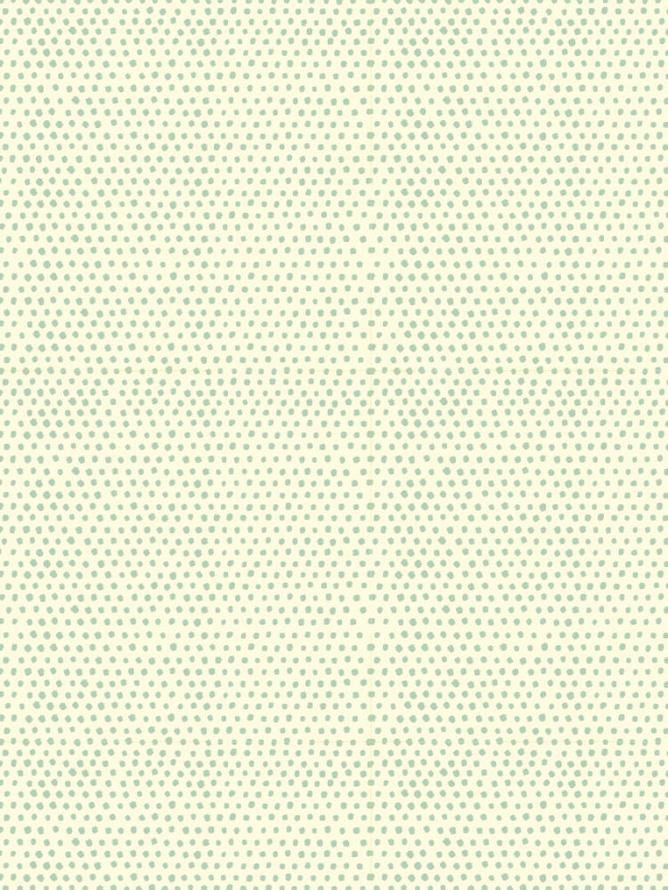 Buttercup Meadow soft green micro dot coordinate pattern for fabric and wallpaper.