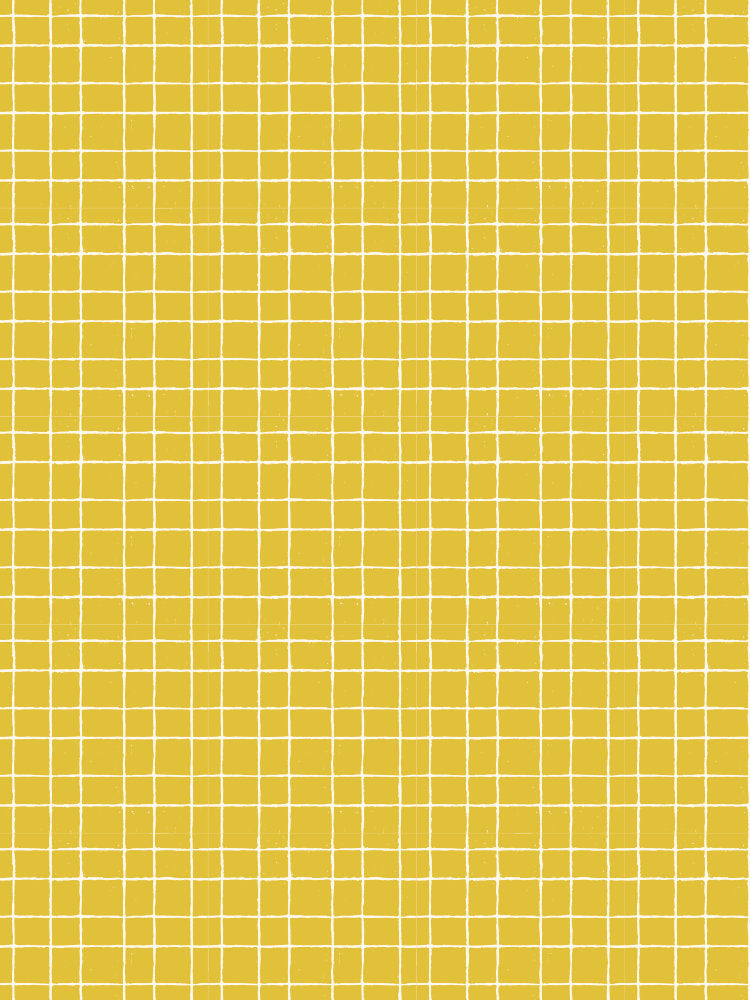 Garden Grid – soft yellow check coordinate pattern